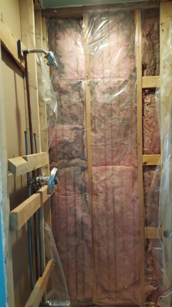 Knock down shower stall